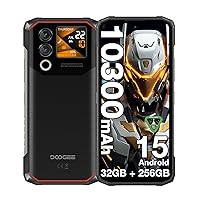 DOOGEE Blade10 MAX Rugged Smartphone Android 15, 1.54” Rear Display 6.56”HD 90Hz