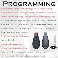 Vista 5 de Car Key Fob FOBIK Keyless Entry Remote Control Replacement Fits for Dodge Ram 1500 2500 3500 4500 5500 HD 2013 2014 2015 2016 2017 2018 2019 2020