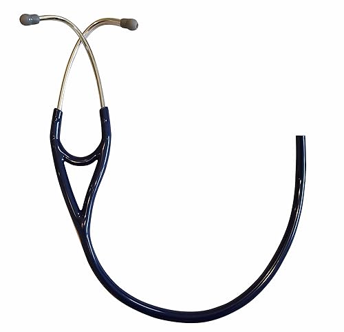 (estetoscopio binaural) Tubo de repuesto de Reliance Medical para estetoscopio Littmann Cardiology III - TUBO (AZUL MARINO)