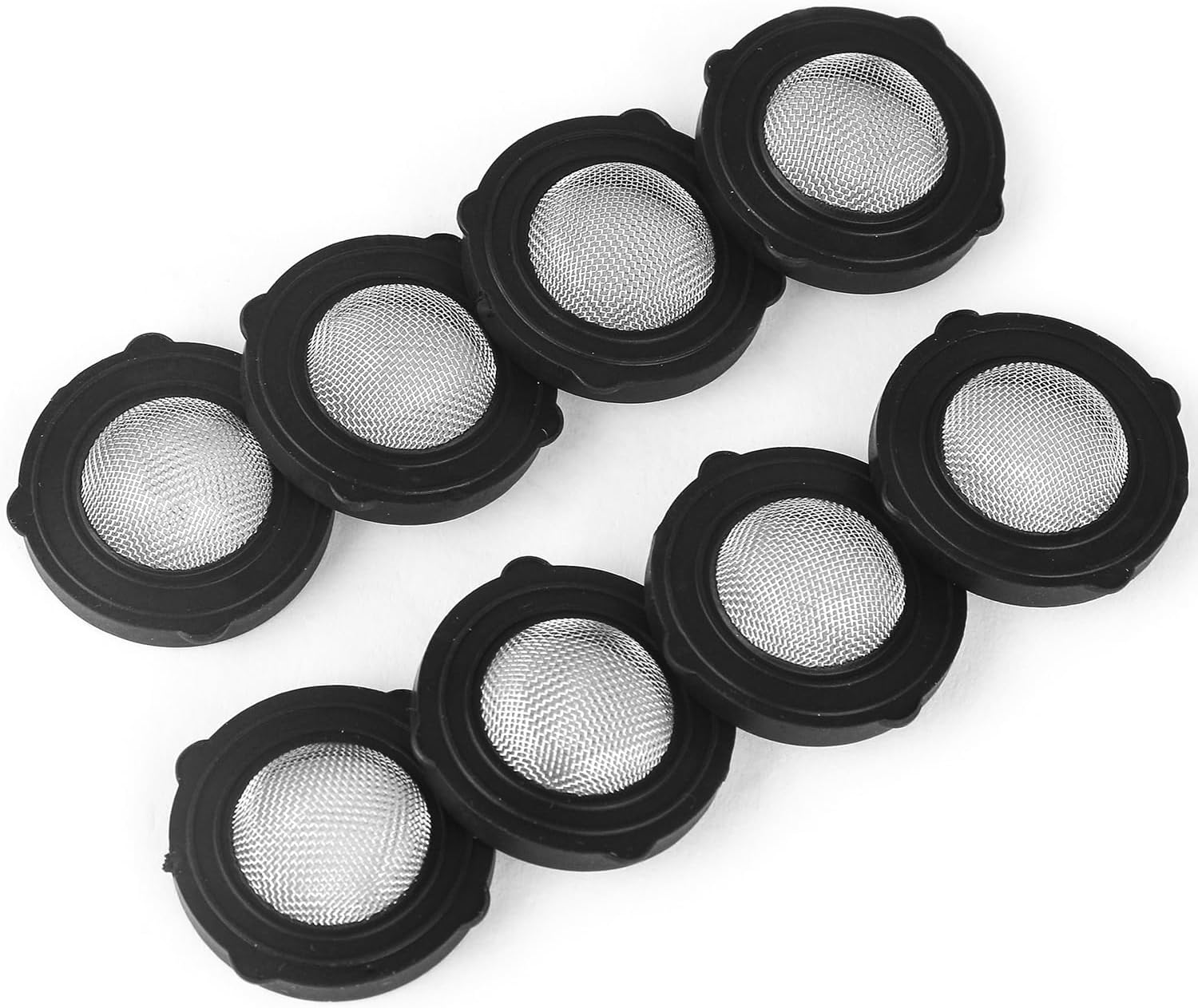 20 Pcs Hose Filter Washers, Garden Hose Filter Gasket Ruber Washers with Stainless Steel Screen, Fittings for 3/4'' Garden Hose Connector & 5/8" Washing Machine