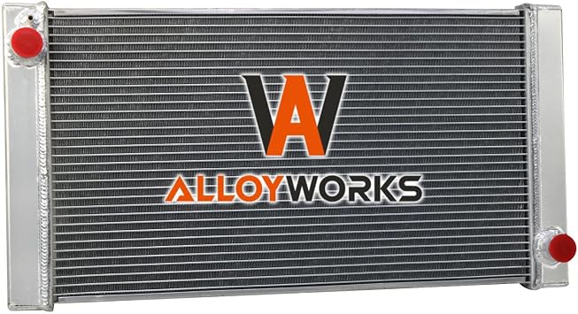 ALLOYWORKS Aluminum Radiator Fit Mini Cooper Coupe S Clubman ONE R55 R56 R57 R58 R59 R60 | All Aluminum Radiator. Superior cooling performance. Long service life. Ideal For daily commuter cars & modified cars.