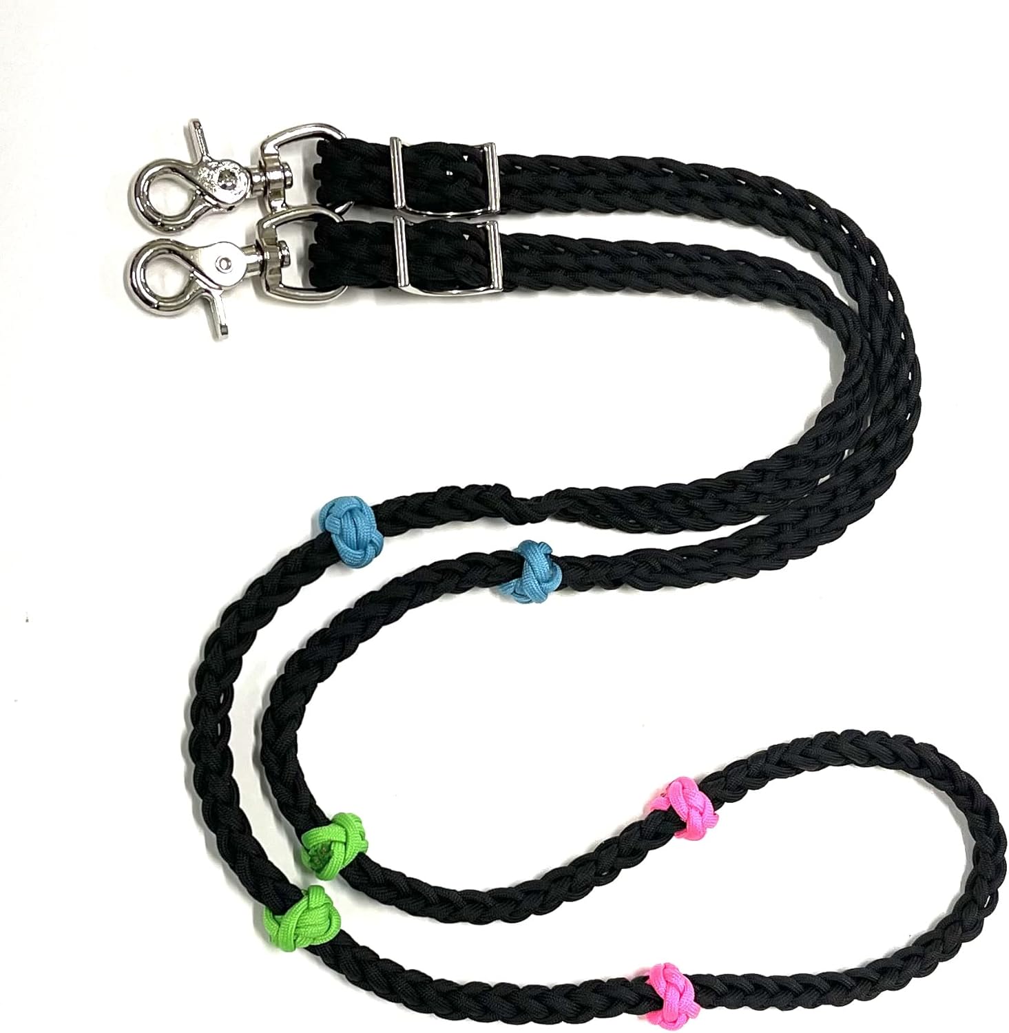 miniature horse or small pony lesson reins color knotted 6' pony reins pony training reins