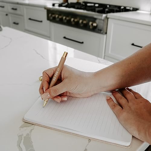 Miniatura 5 de Sweet Water Decor Lindo cuaderno motivacional de composición con forro para mujer, 100 páginas rayadas para escribir, diario con cubierta