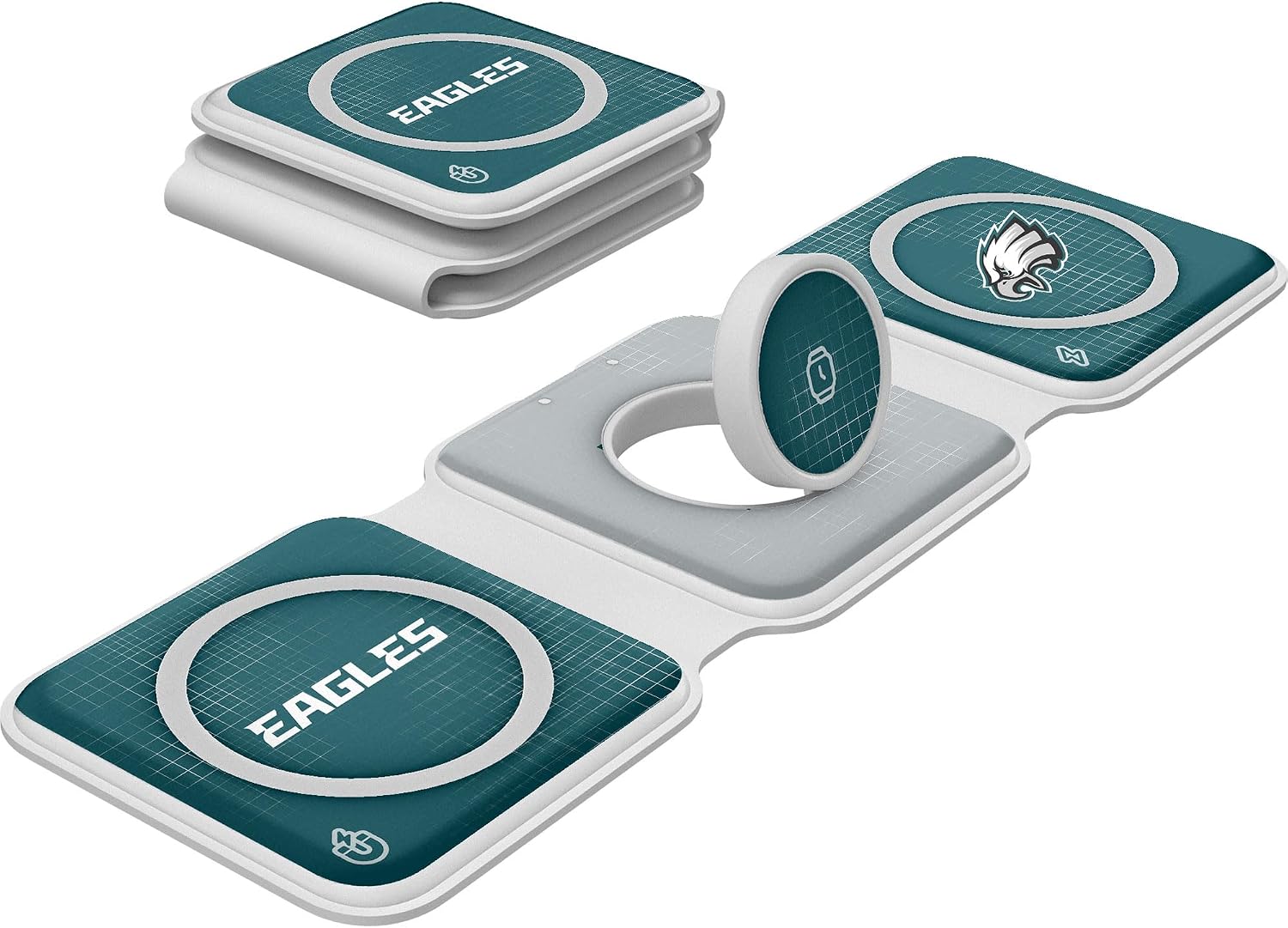 Keyscaper Philadelphia Eagles 3-in-1 Foldable Charger