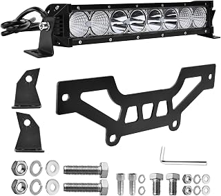 Chelhead 30W LED 조명 바, 확장 배선 및 튼튼한 장착 브래킷 콤보 빔 IP67 방수 2017-2025 Can-Am Maverick X3와 호환