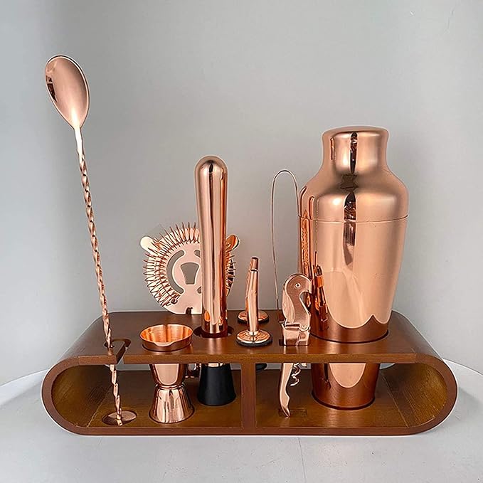 Set de Coctelera de 9 Piezas con Soporte HeiDD miniatura 2