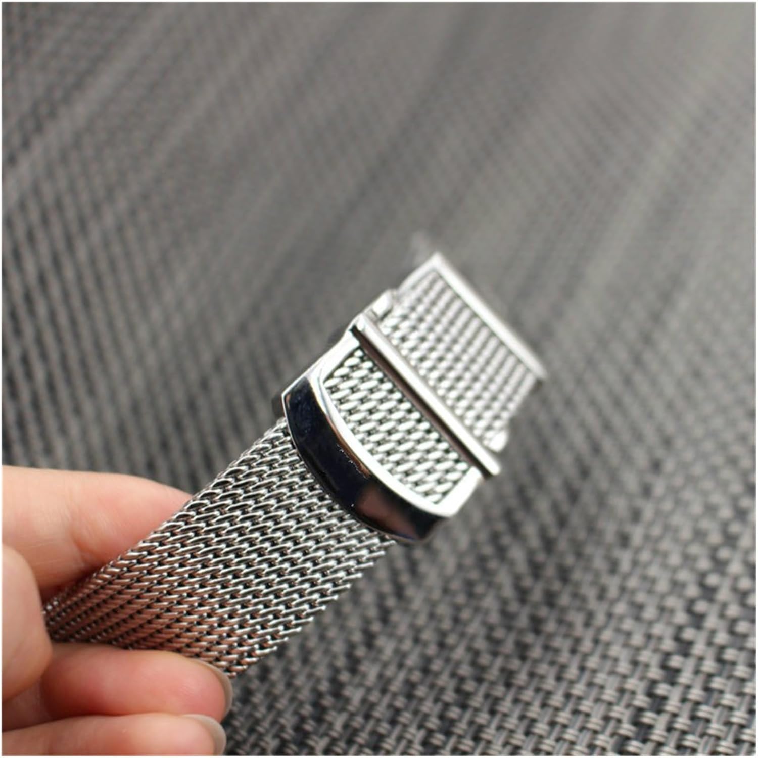 [とみえ] 20mm 22mm ミラネーゼ ステンレススチール メッシュ 交換用 IWCファミリー パイロット'S 腕時計