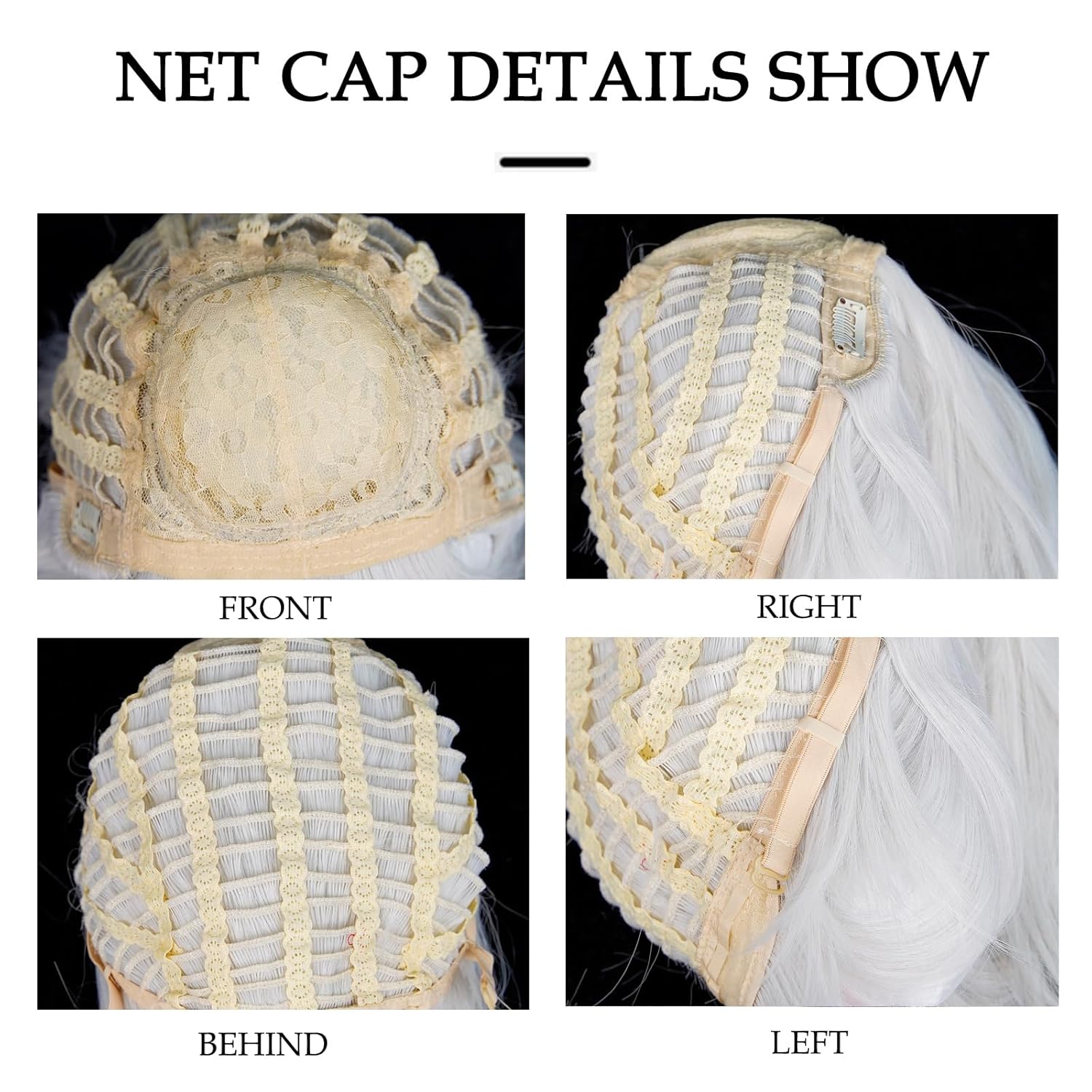 Probeauty Seiko Ayase Cosplay Wig Silver Grey Wig, Short Wig with Rubber Band for Anime Costume Party