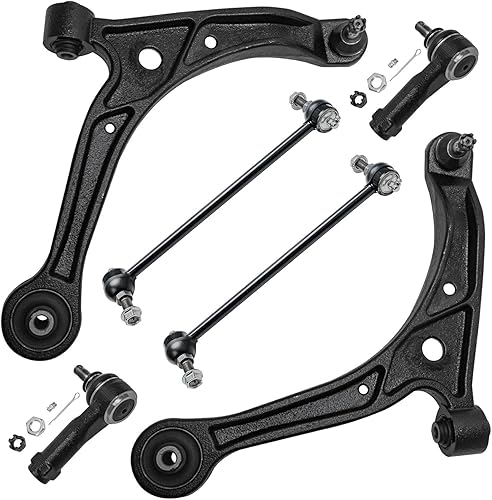 Miniatura 97 de Detroit Axle - Kit de suspensión delantera RWD para Chrysler 300 Dodge Charger Challenger Magnum 2 brazos de control superior con rótulas 2 rótulas