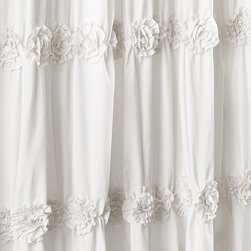 Miniatura 3 de Lush Decor Darla - Cortina de ducha, fruncido, floral