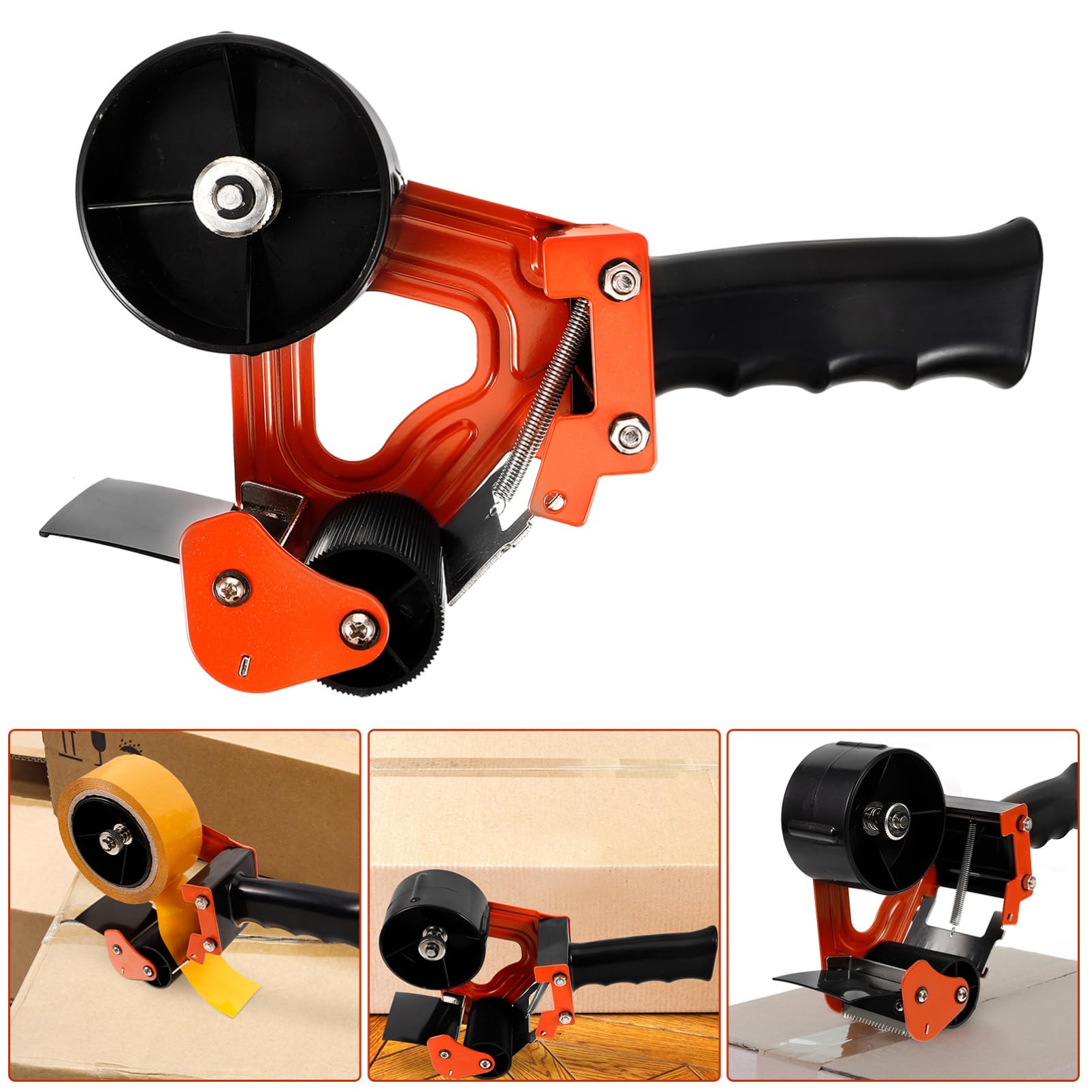 Amosfun Dispensador Celo Cortador De Cinta De Embalaje Máquina Cortadora De Cinta Dispositivo De Sellado Manual Herramienta De Portátil