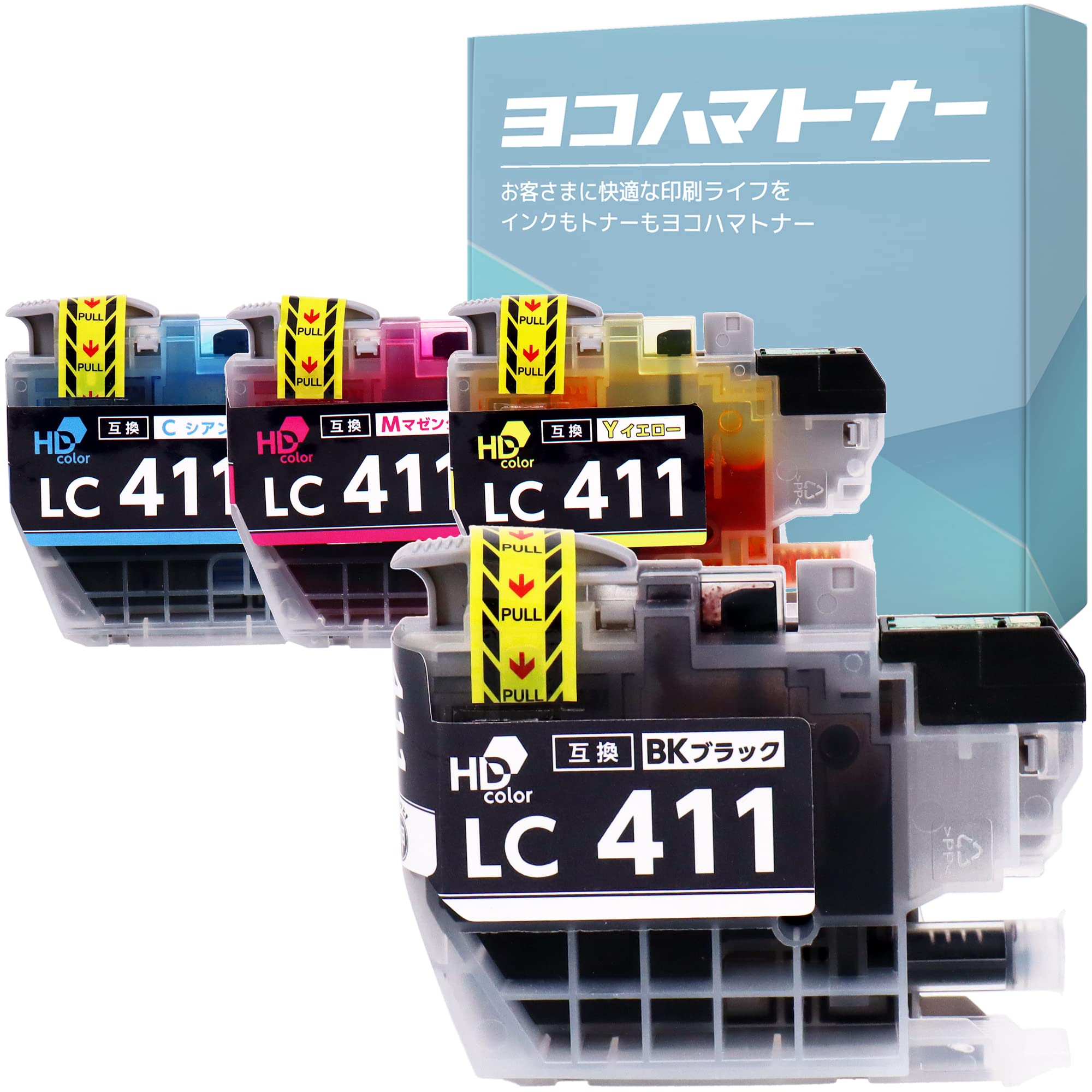 しかこ商品 Amazon.co.jp: 番号区分不用 LxTex LC411 ブラザー用 インク