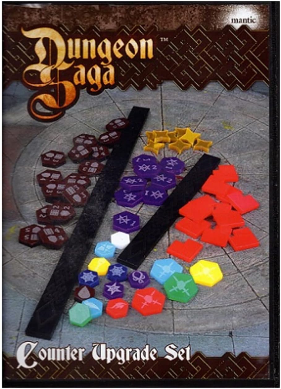 Dungeon Saga: Acrylic Counter Upgrade Set