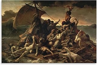 CALOWE KOLEVN The Raft of The Medusa by Theodore Gericault Prints Poster Poster Cool Artworks Painting Wall Art Canvas Prints Hanging Picture Home Decor Posters Gift Idea 08x12inch(20x30cm)