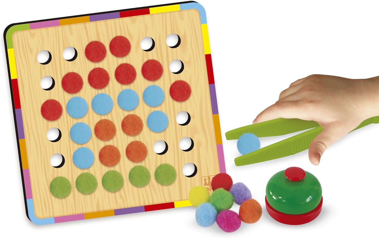 Nig Brinquedos Brinquedo Educativo Pega Pompom Mosaico