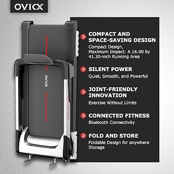 OVICX Foldable Treadmill for Home Apartment