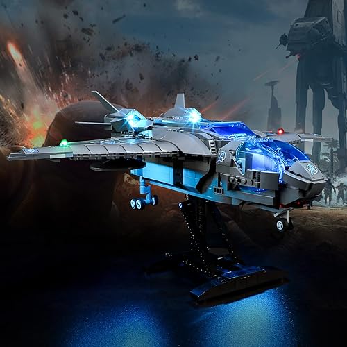 Vista 25 de Vaodest Luz LED para Lego Marvel Nano Gauntlet 76223 Kit de construcción, diseño y configuración compatible con el modelo Lego 76223