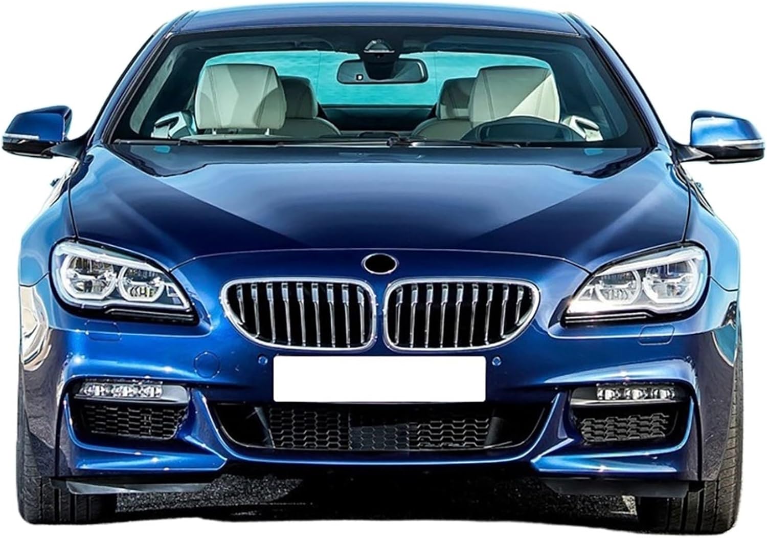 Compatible For BMW 6 Series F13 2015 2016 2017 Transparent Headlight Cover Headlamp Shell Clear Lens Plexiglass Replace Original Lampshade(2PCS Left and Right) (1PCS Right Side)