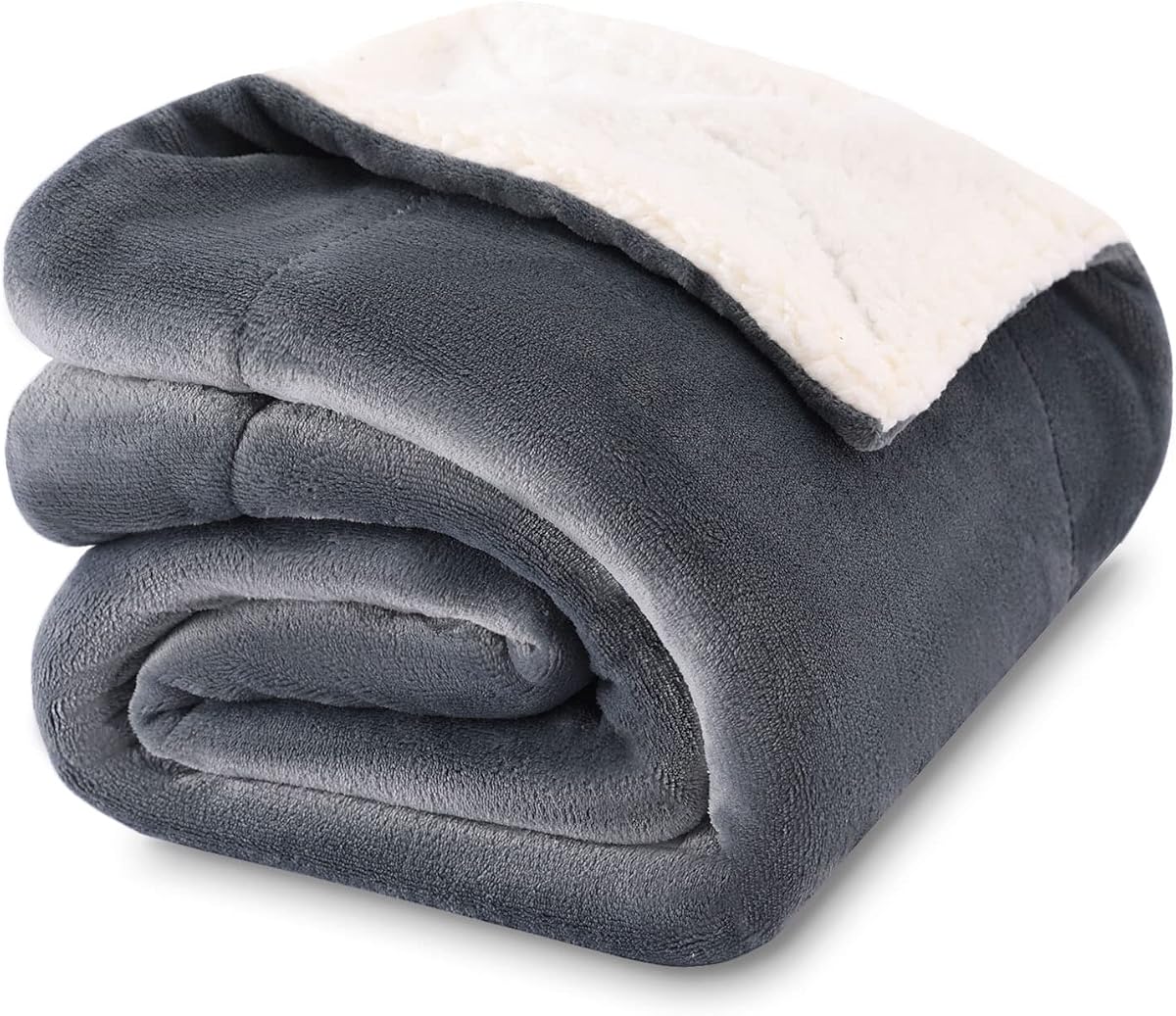 Manta Sherpa para bebé, manta cálida para niños pequeños, manta suave de forro polar para recién nacido para invierno (gris, 30 x 40 pulgadas)
