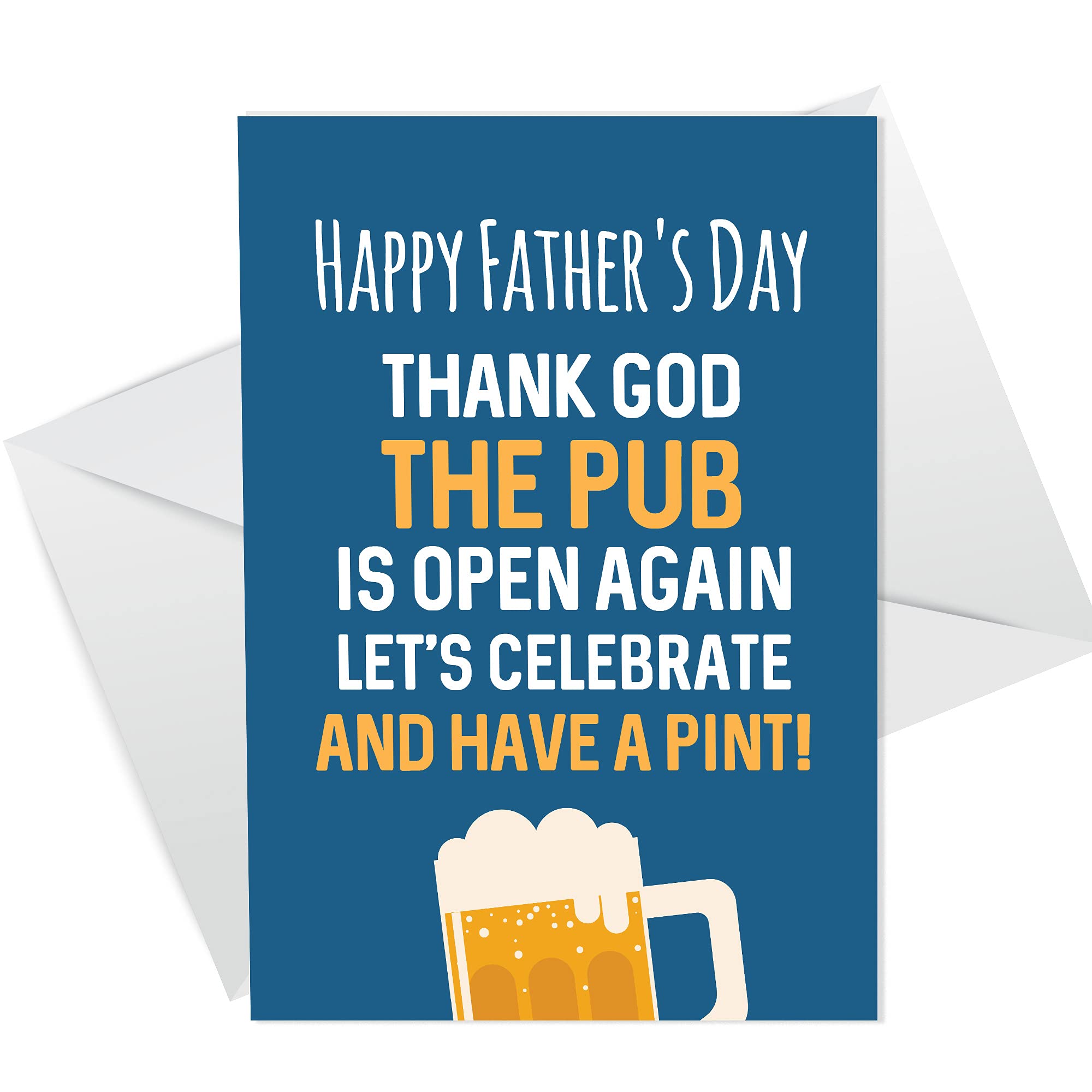 Funny Fathers Day Card Comedy Humour Cheeky Joke Dad Father A6 Card Alcohol Beer