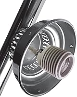 Vista 3 de Luz de billar de 3 sombras con accesorio cromado