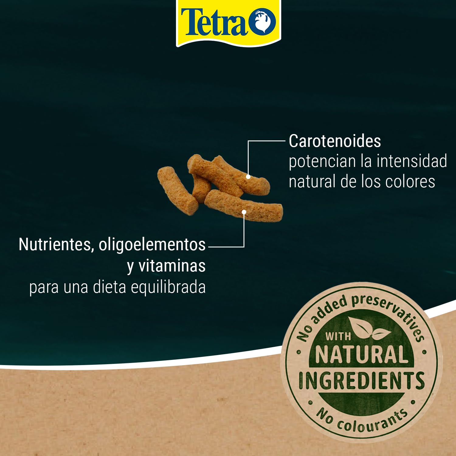 Tetra Pond Koi Sticks, Alimento para todos los peces Koi, para peces sanos, colores intensos y agua transparente, cubo de 10 L