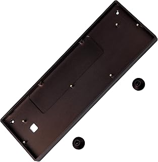 GH60 Anodizing Aluminum CNC Case for 60% Mechanical Gaming Keyboard Compatible Poker2 Pok3r Faceu 60 with ALU Feet (Coffee)