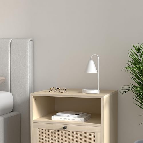 Miniatura 2 de Aimoptg Lámpara calentadora de velas, calentador eléctrico de velas con luz regulable, derretidor de cera perfumada, sin humo, compatible con varios