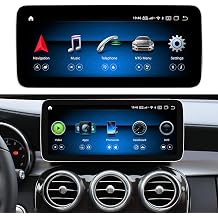 10.25inch Android12 Screen Display Upgrade CarPlay Monitor Multimedia Player for Mercedes Benz C GLC 2014-2018 C180 C200 C220 C250 C300 C350 C320 C63 W205 NTG5