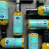 Vista 4 de Hot N Saucy Salsa picante de ajo N Peperoncini, 5 fl oz