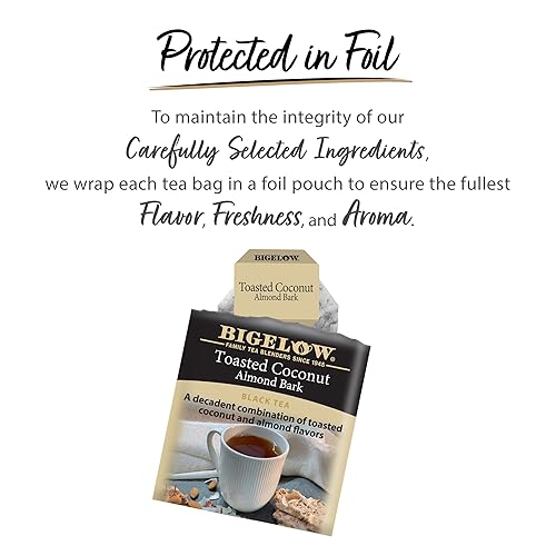 Miniatura 228 de Bigelow Vanilla Chai Black Tea, caja de 20 sobres (paquete de 6), té negro con cafeína, 120 bolsas de té en total