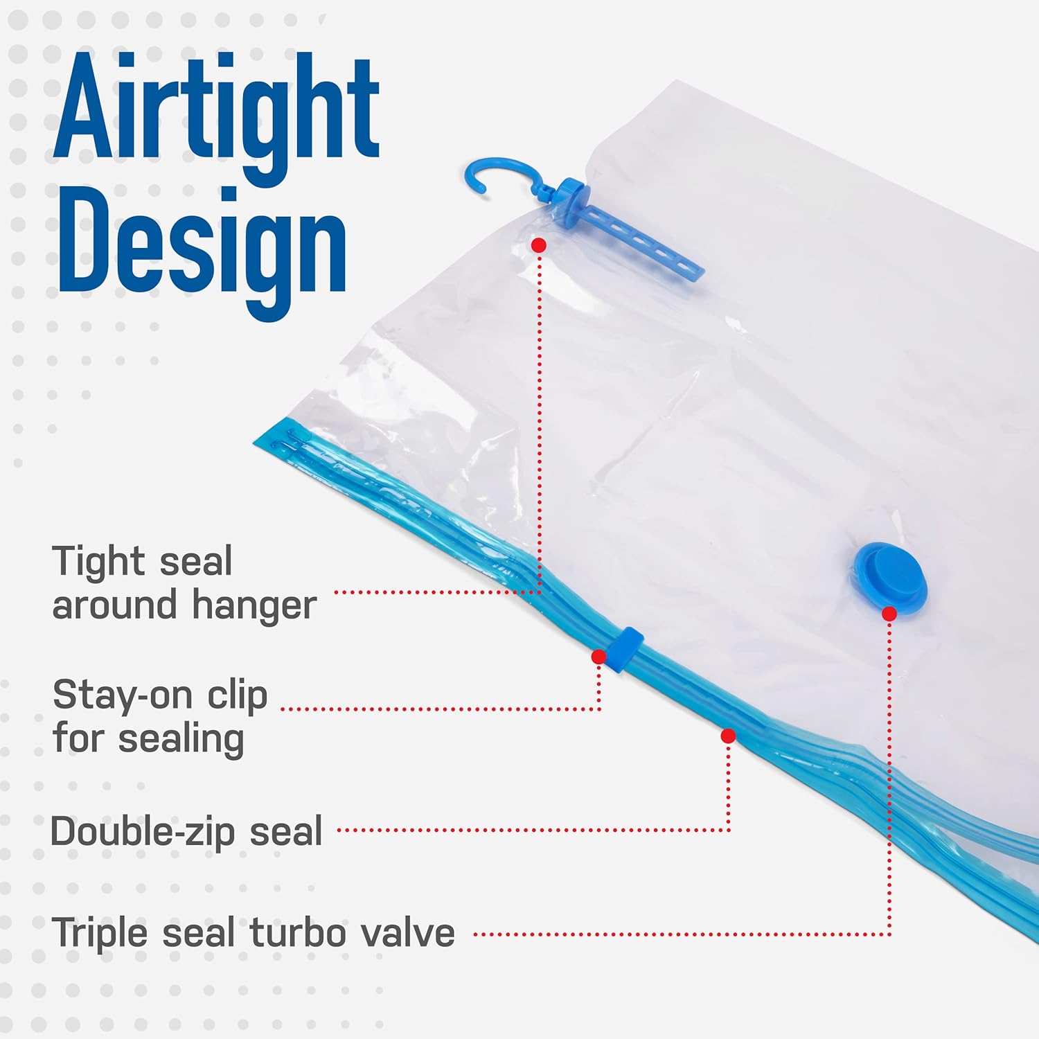 hanging vacuum storage bags