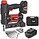 Powertough 20v Cordless Staple Gun Brad Nailer 2 in 1,1 Hour Fast Charger,2000MA Lithium Battery 2000pcs Free Staples(90 4/5”