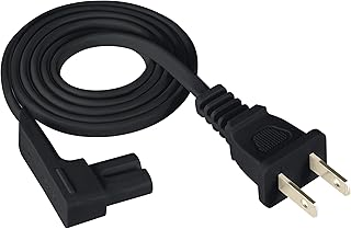 3-Foot Power Cord Compatible with Sonos One, Sonos One SL, Sonos Play-1 Speakers - Power Plug Cable (Standard, Black)
