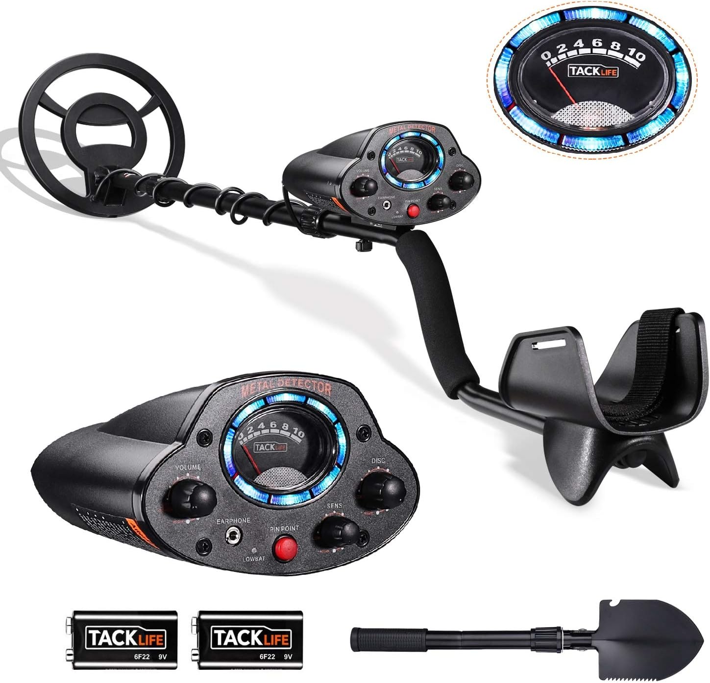 pala pieghevole per metal detector