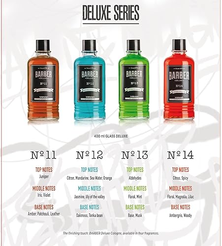 Miniatura 6 de Marmara Barber Cologne - La mejor opción de peluqueros modernos y abanicos de afeitado tradicionales, tamaño de viaje (1.7 fl oz, No3)