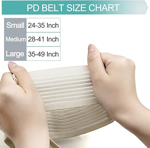 Miniatura 4 de Cinturón de diálisis peritoneal transpirable elástico GPeg soporte para tubo de alimentación PD para catéter de drenaje, fijación abdominal,