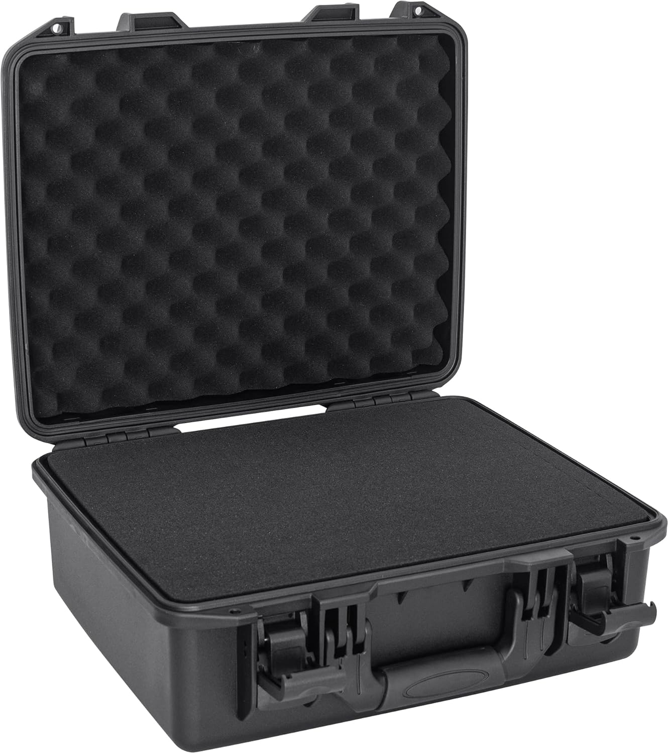 Hard Case with IP67 Waterproof Shockproof Tool Box for Microphone, Drones, Camera, Equipments, Portable Storage Case, 18.3 x 15.7 x 7.6 Inch