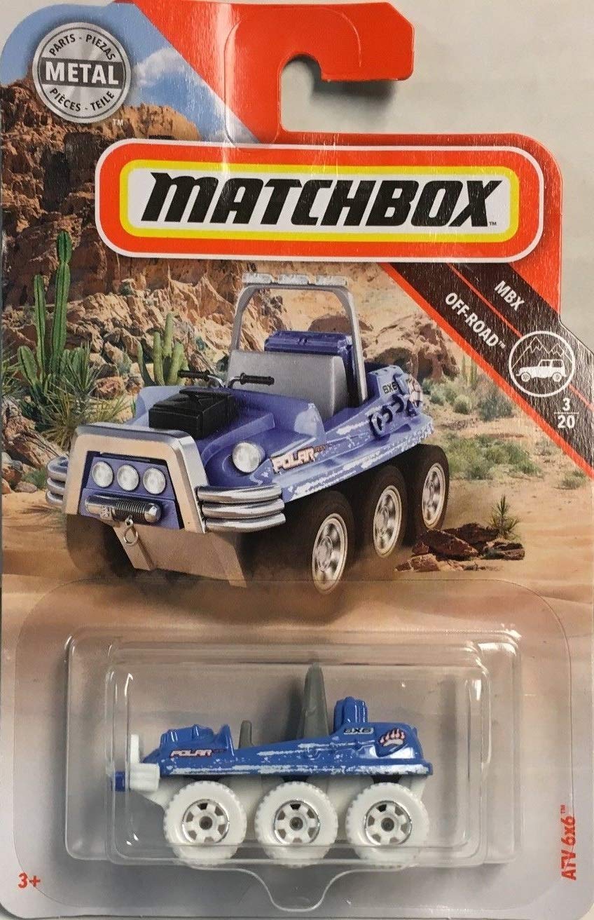 Matchbox 2018 MBX Off-Road: ATV 6X6 [Blue/White]