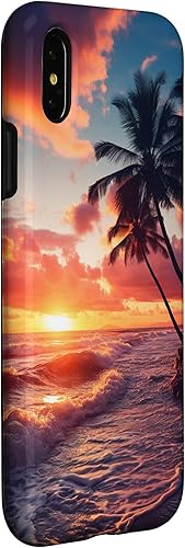 Miniatura 9 de Funda para iPhone 11 Pro Max Palm Tree Sunset Tropical Boho Beach Estética Vacaciones