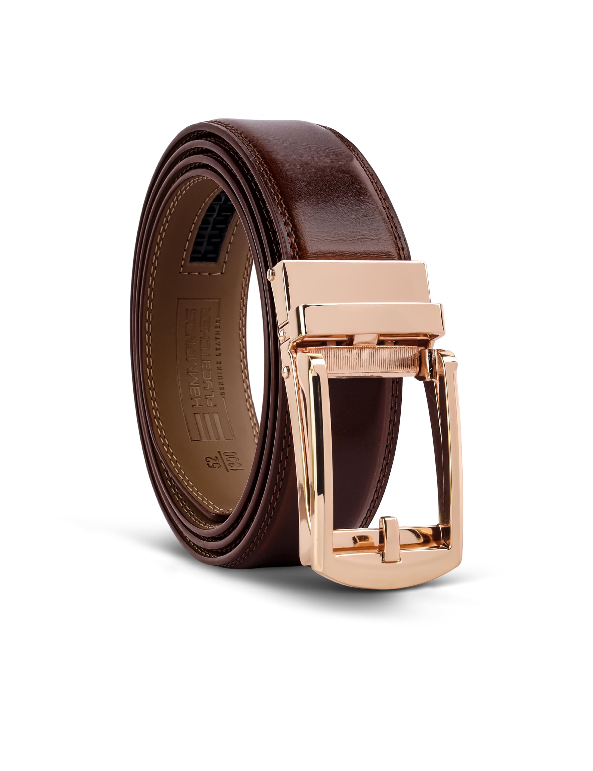 HAMMONDS FLYCATCHERGenuine Leather Mens Ratchet Belt for Men,Mens Belts Leather, dress Belt, Adjustable Men's Belts,hombre