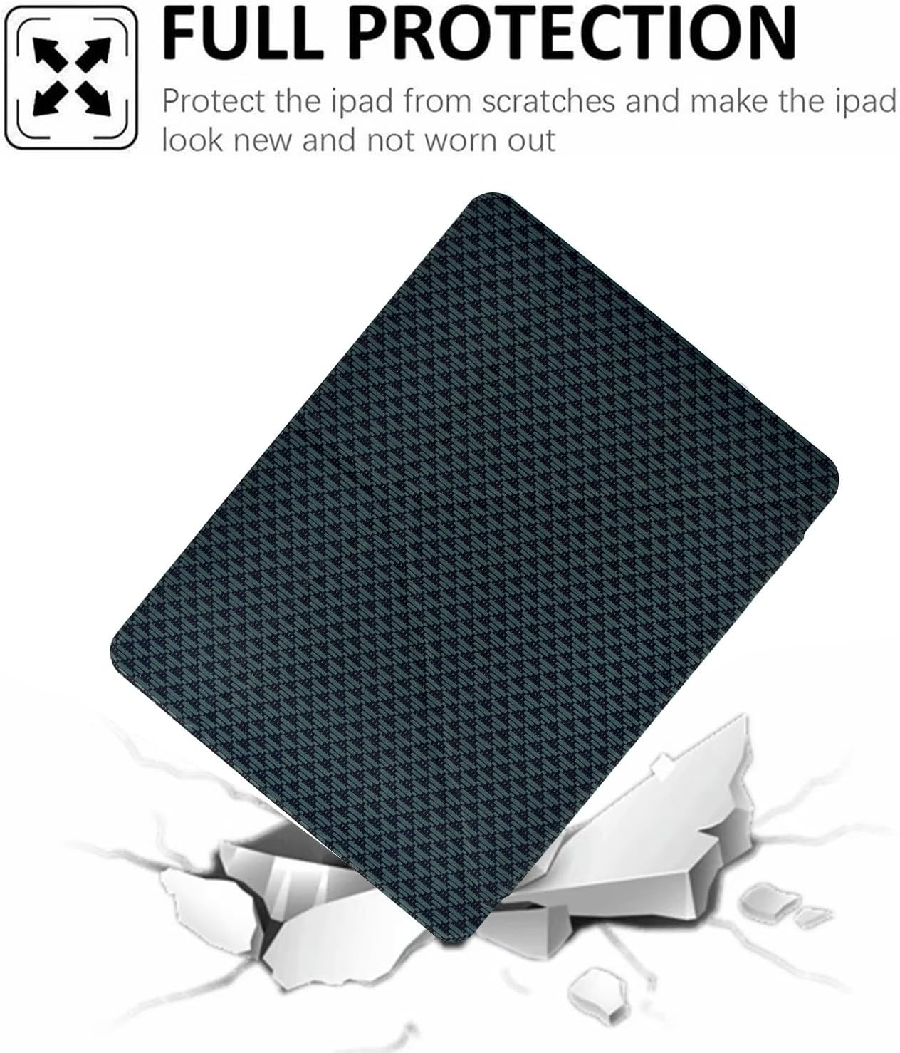 for iPad mini 7 (A17 Pro) 2024/ Mini 6 8.3 Inch,for iPad mini 7th/6th Generation 8.3" Shockproof Cover Slim Cover Smart Lightweight Protective Case w/Pencil Holder(Green) image 5