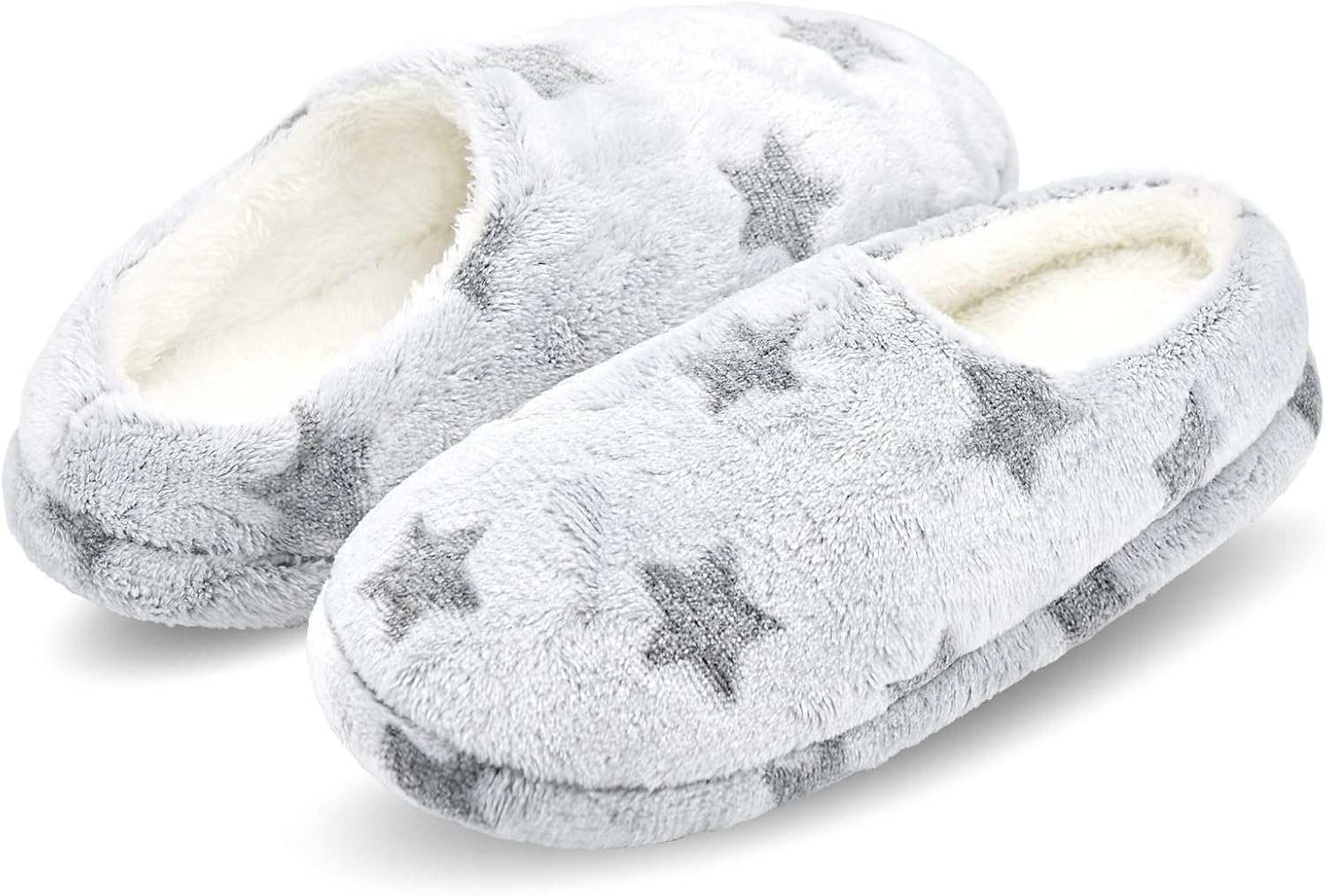 Panda Bros Women's Memory Foam Slippers Comfort Plush Fleece Lined House Shoes for Indoor & Outdoor