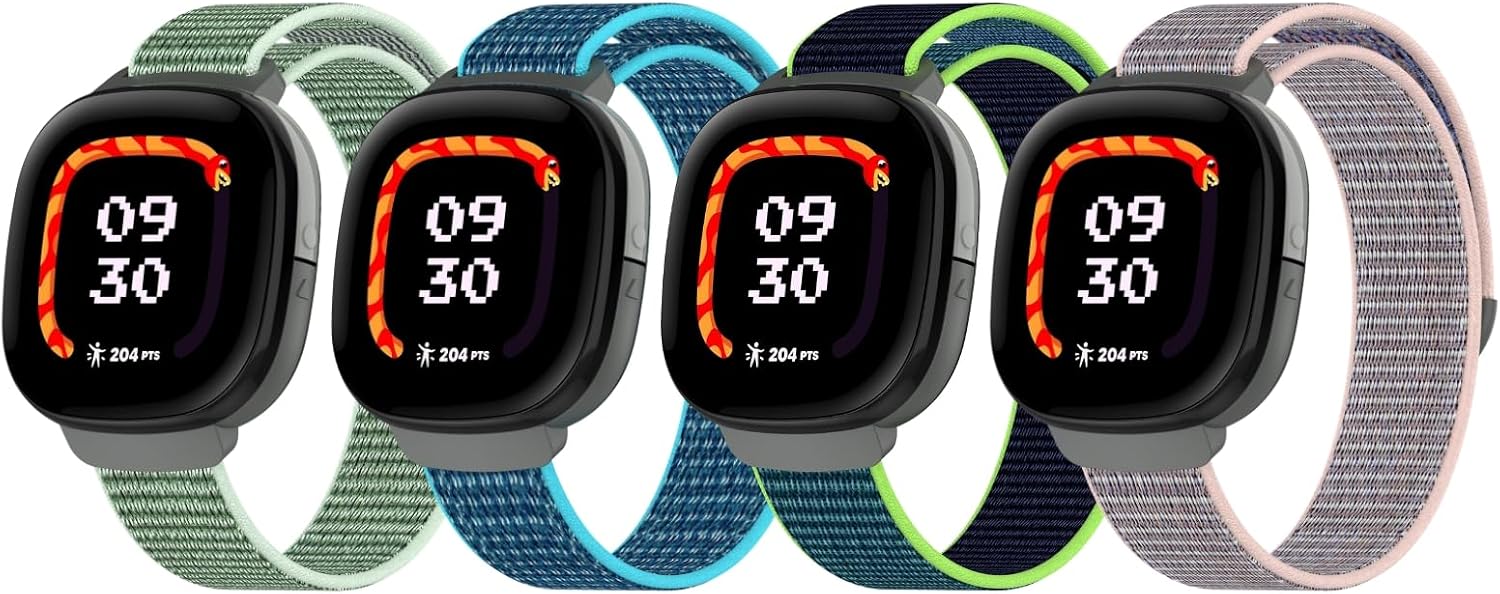 Nylon Bands Compatible with Google Fitbit Ace LTE (2024)