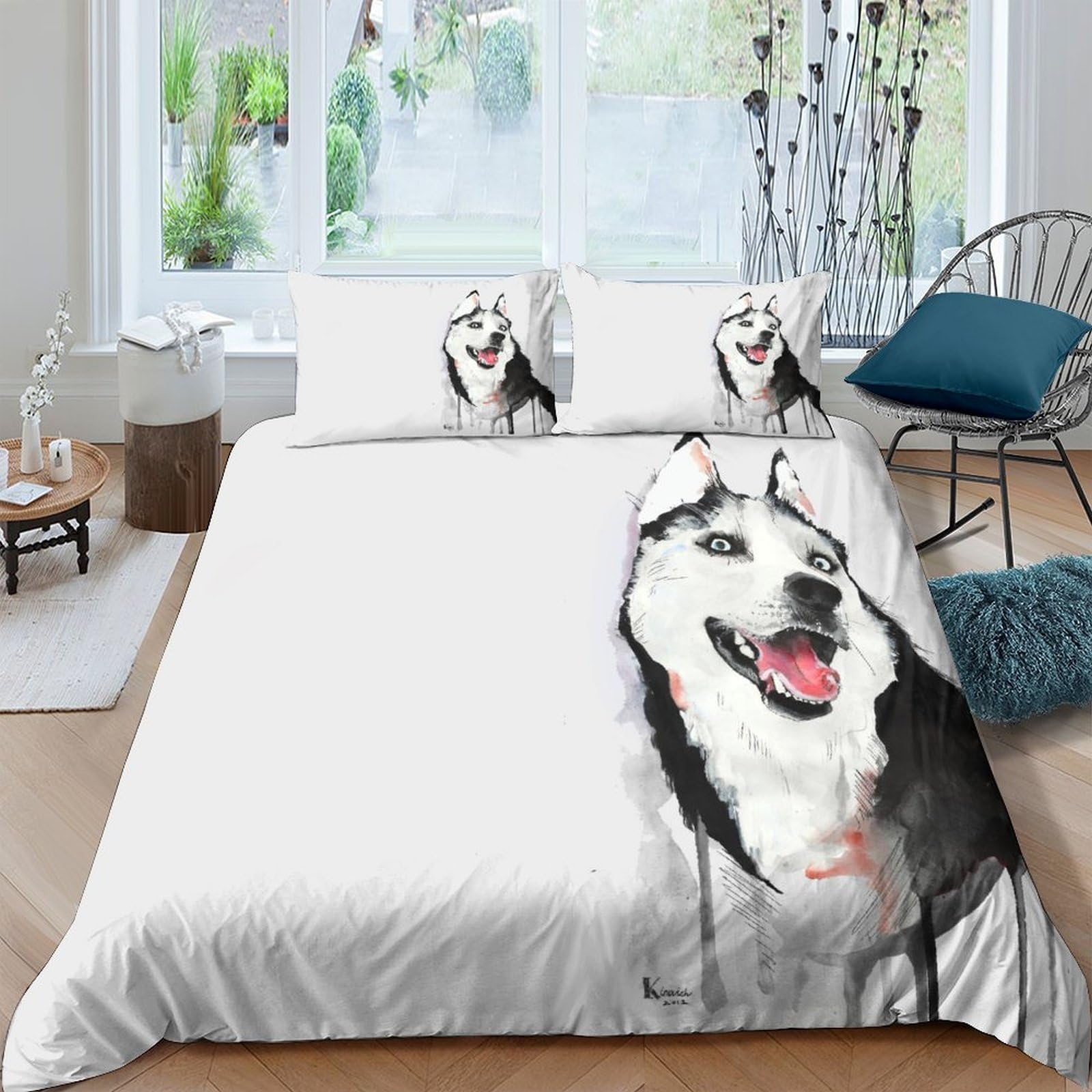 Housse de couette avec fermeture à glissière pour en finir avec la couette qui glisse