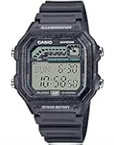 WS1600H Series | Men’s Watch | Sports Design | Stopwatch | Countdown Timer | LED Light with Afterglow | 100M WR | Daily Alarm | Auto Calendar | World Time | 10 Year Battery