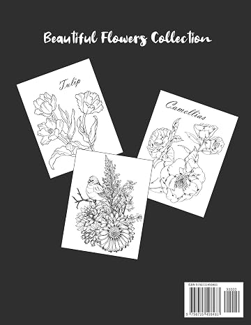 Botanical Coloring Book: Floral Adult Coloring Book Flowers And Gardens, Gift For Women