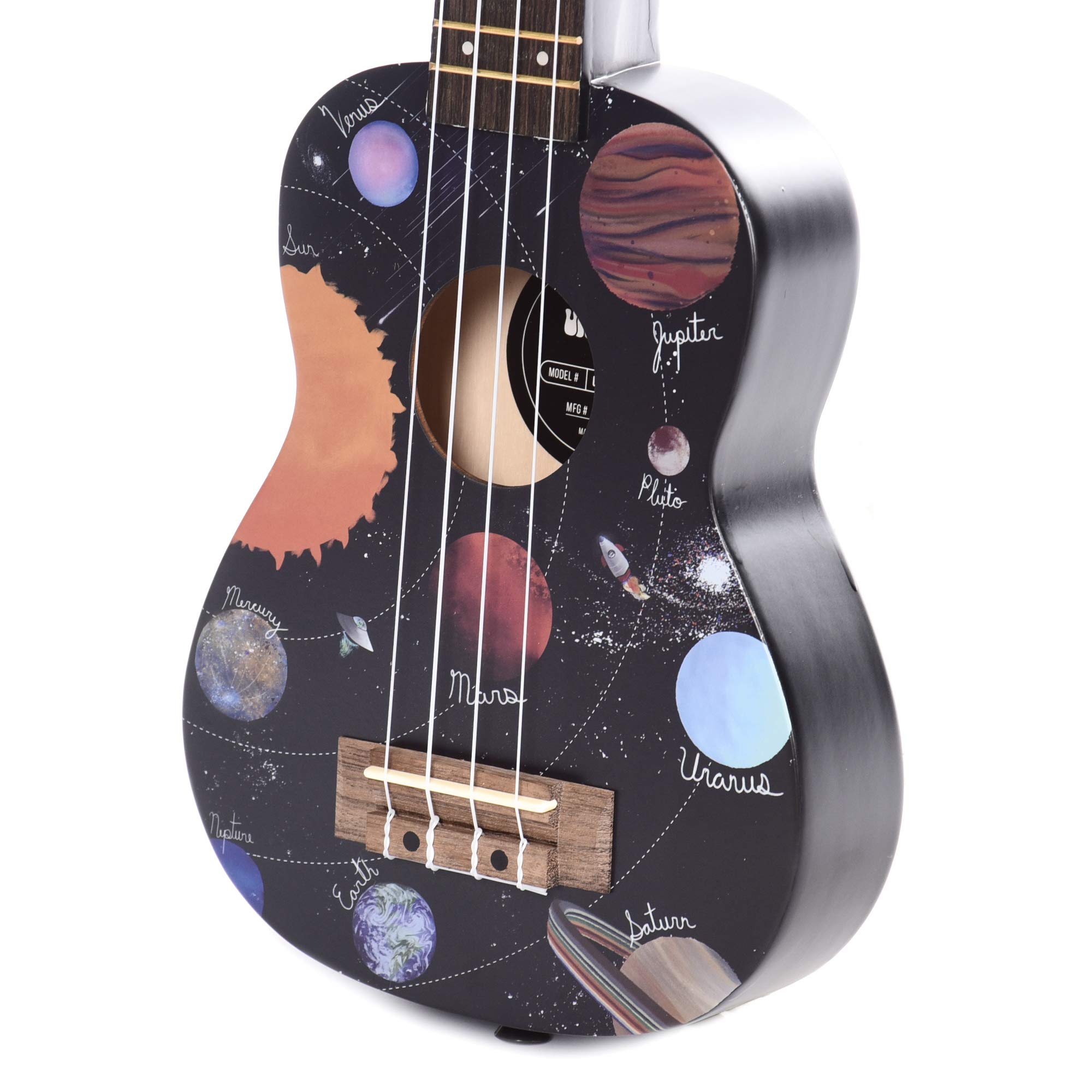 Kala Wood Ukadelic Spaced Out Sopran-Ukulele