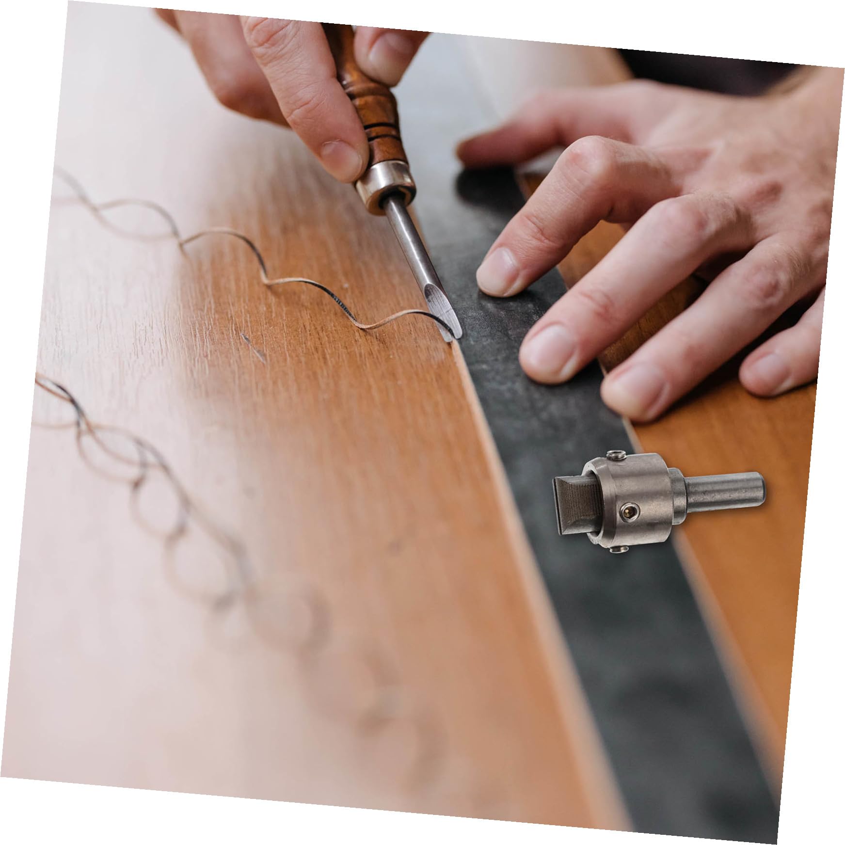 jojofuny Set di Punte in Acciaio da Trapano per Legno ad Alta Precisione Lama Argento per Realizzare Anelli e Targhette in Resina