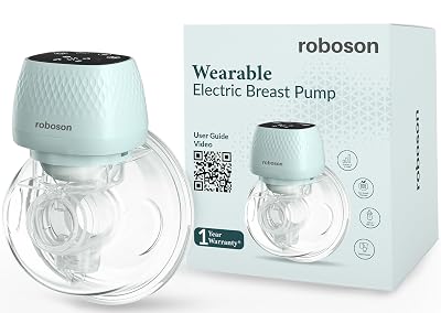 Roboson Wearable Electric Breast Pump For Feeding Mothers, Automatic Electrical Milk Feeding Pumping Machine with 3 Mode